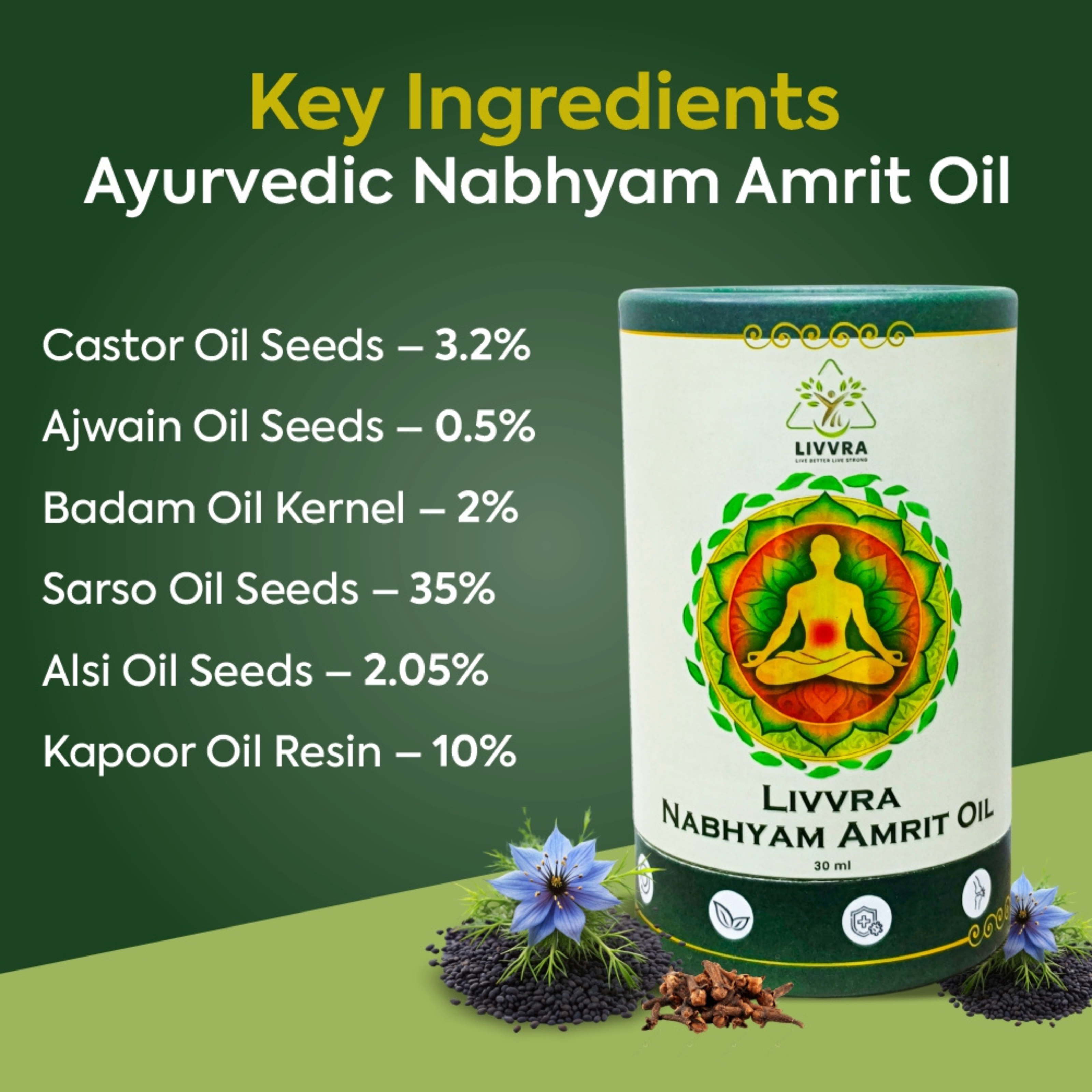 Nabhyam Amrit Oil Bottle