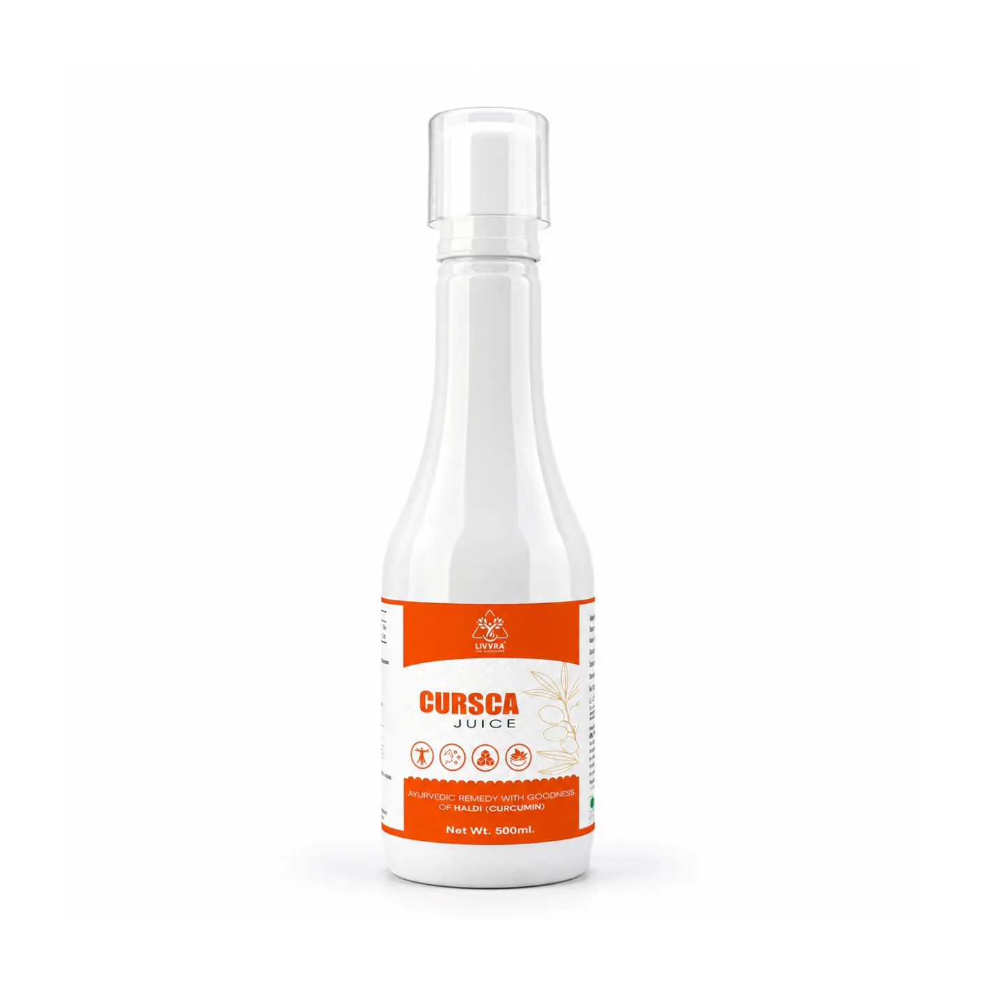 🍊 LIVVRA Cursca Juice | Haldi Curcumin Ayurvedic Wellness Drink